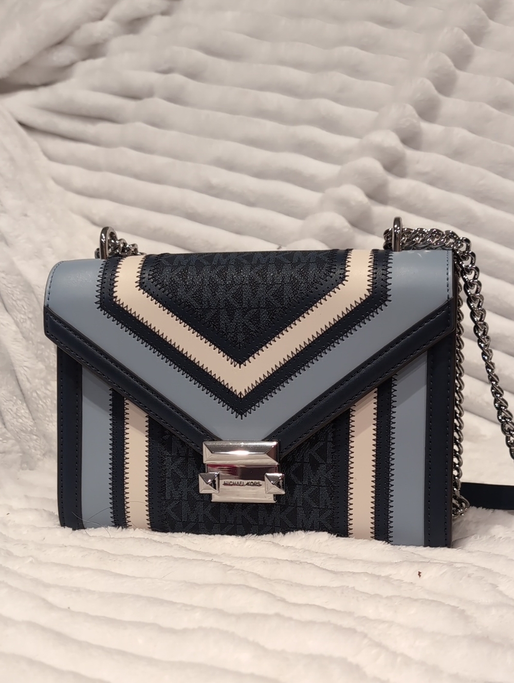 Michael Kors Whitney Medium Color- Block Shoulder Bag